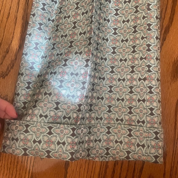 Cuffed Silk Et Cetera Pants, Size 10 - Picture 7 of 7